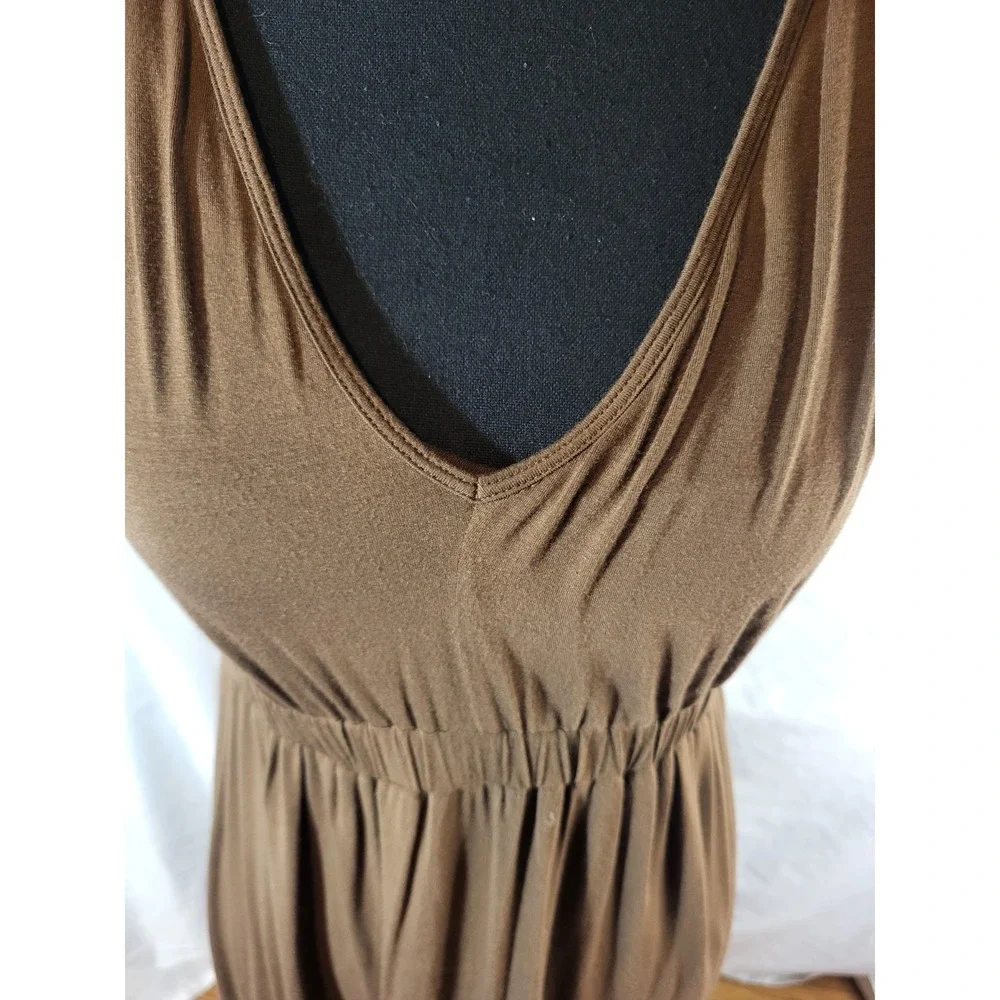 Victorias Secret Bra Tops Brown V Neck Size Small Dress - Picture 2 of 5